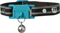 Kittyrama Havana Cat Collar with Bell. Breakaway Collar. Won't Rub Fur. Lightweight, Soft & Comfy