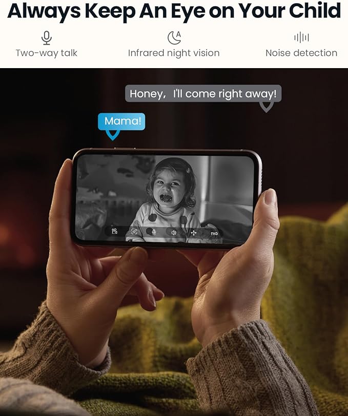 ieGeek Indoor Camera, 2K Cameras for Home Security, 5G Security Camera Indoor, 360° Pet/Dog/Baby Camera with Phone App, AI Tracking, 2-Way Audio, Night Vision, 24/7 SD Card Storage, Alexa