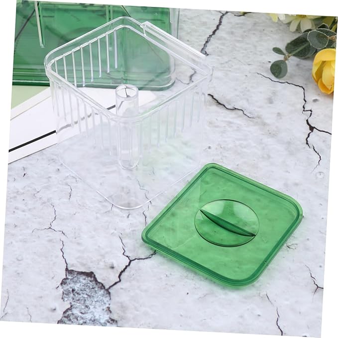 POPETPOP Self-Guided Fish Breeding Tank Isolation Box for Aquariums Protects Pregnant and Newborn Fish Improves Survival Rates for Betta and Shrimp Breeding