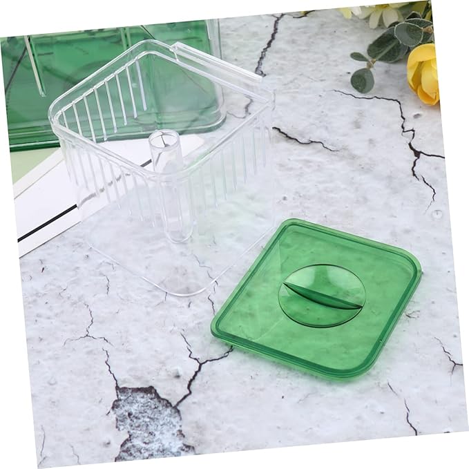 Yardwe Self-Guided Fish Breeding Tank Transparent Incubator Box for Hatching Fish Eggs Isolation Case for Protecting Aquarium Home Setup