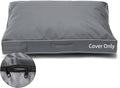 COSHNIBI Dog Bed Covers Replacement Washable,Waterproof Dog Bed Cover with Zip and Carry Handle for Dog/Cat 30''Lx20''Wx3''H-Grey