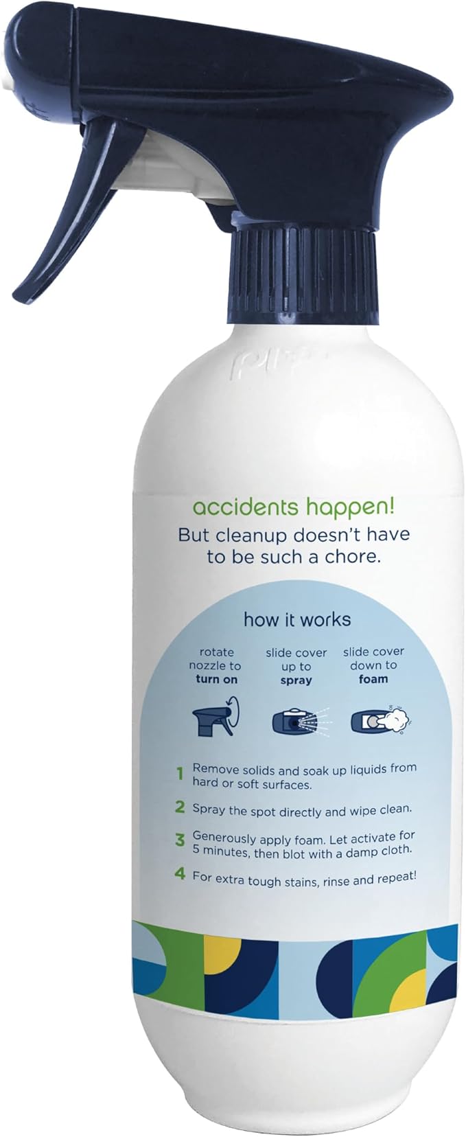 PET LIFE UNLIMITED SuperFoam Spray, Carpet and Surface Cleaner for Dog Urine, 16 oz, Strong Odor & Stain Remover, Plant-Based Formula, Natural Juniper Leaf Scent, Two-Way Spray, USA Made (Pack of 1)