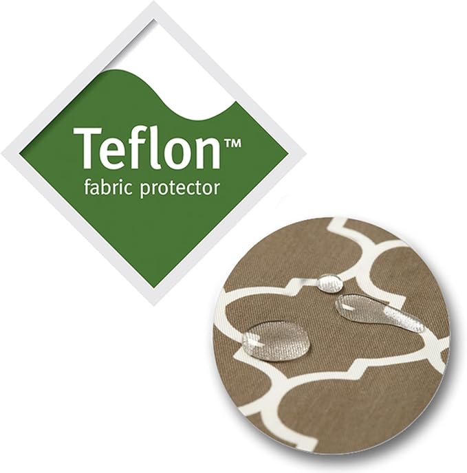 MidWest Homes for Pets Quiet Time Teflon Brown Pillow Dog Bed 36x27, 27 x 36, Medium Dog Breed, Brown Geometric Pattern