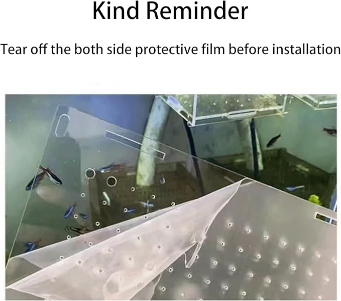 Acrylic Fish Breeding Box, Magnetic Fish Isolation Box Fish Separator for Aquarium Hatchery Incubator Tank for Baby Fishes Shrimp Clownfish Guppy (Medium, Reinforced Magnetic Model)