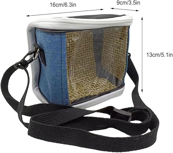 Travel Bird Carrier Cockatiel – Outdoor Carrying Bag, Parakeet Cage Macaw Budgies, Vet Visit Short Trips Walking | Macaw Budgies Vet Visit Short Trips Walking Pet Parents Animal Lovers Trainers