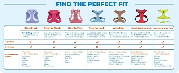 Best Pet Supplies Voyager Step-in Air Harness - All Weather Mesh, Reflective, No Pull Harness for Dogs, Cats - Secure with Hook & Loop Fastener, Buckle, Double D-Rings - Lime Green, XXS