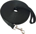 Nylon Training Dog Leash for Small Medium Large Dogs, 15ft 20ft 30ft 50ft 100ft Long Leash Dog/Puppy Lead for Obedience Recall Training, Camping