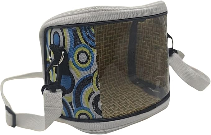 Lovebirds Carrying Bag - Clear Window Pouch, Parrot Travel Tote, Trainer Volunteer Gear, Animal Lover Accessory | Lightweight Lovebirds Carrying Bag with Transparent Window for Outdoor Short Trips