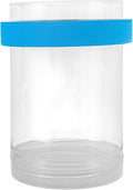 Suspensions Breeder Box, Floating Mesh Isolation Fish Tank Separator Set, Ideal for Aquatic Pets, Large, Blue, 1 Set