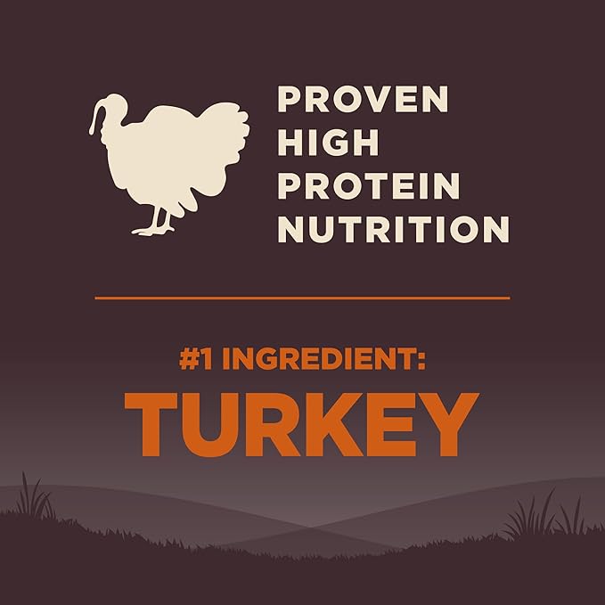 Wellness CORE Adult Dry Dog Food, Grain Free Kibble, Natural, High Protein, Turkey and Chicken Recipe, 12 lb Bag