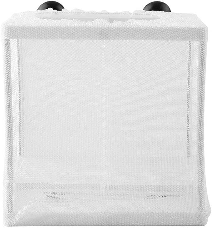 Pssopp Fish Incubator Mesh Box Aquarium Breeding Hatchery Fish Isolation Mesh Young Fish Hatchery Incubator with Isolation Board for Separate Special Fish