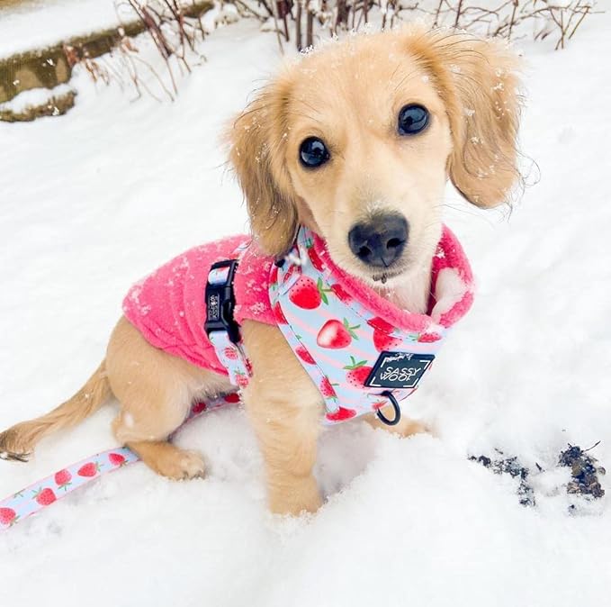Gooby - Stretch Fleece Vest, Pullover Fleece Vest Jacket Sweater for Dogs, Pink, 2X-Large