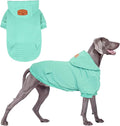 BEAUTYZOO Dog Sweaters for Extra Large Dogs Girl Boy, XXXL Dog Hoodie with Pocket & Leash Hole, Soft Warm Waffle-Like Laminated Cotton Pet Clothes for Cold Weather, Doberman Great Dane Sweatshirt, 3XL