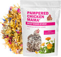 Pampered Chicken Mama Backyard Chicken Treats for Great Eggs - All-Natural Backyard Chicken Feed Supplies - Hen Treats for The Best Eggs Ever - High Calcium Supplement for Chickens (8 pounds)