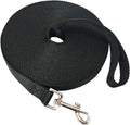 Nylon Training Dog Leash for Small Medium Large Dogs, 15ft 20ft 30ft 50ft 100ft Long Leash Dog/Puppy Lead for Obedience Recall Training, Camping