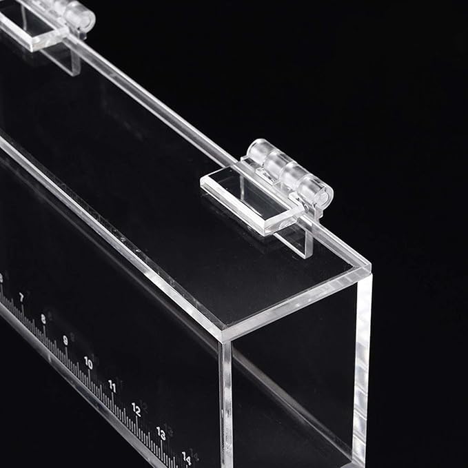 Fish Watching Box Fishing Photo Tank Acrylic Hatchery Incubator Observation Box Small Case Storage Box Holder Fish Breeding Tanks Photo Box, S