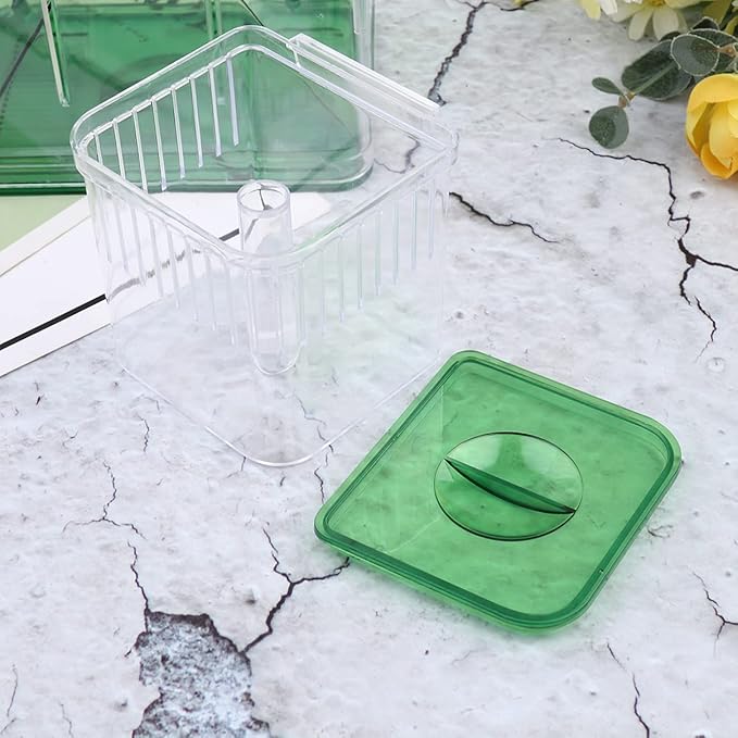 Self-Guided Isolation Box for Fish Breeding Transparent Hatching Tank for Aquariums Protects Juvenile Fish and Shrimp