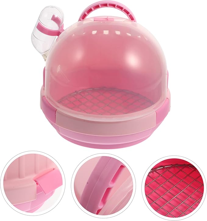 BESPORTBLE 1set Portable Handheld Bird Carrier Cage for Parrots and Birds Breathable Design Ventilation for Travel and Outdoor Use Astronaut Style
