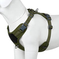 Plutus Pet No Pull Dog Harness, Release at Neck, Soft Padded, Reflective Adjustable Dog Vest Harness for Small, Medium, Large Dogs(Ranger Green, S)