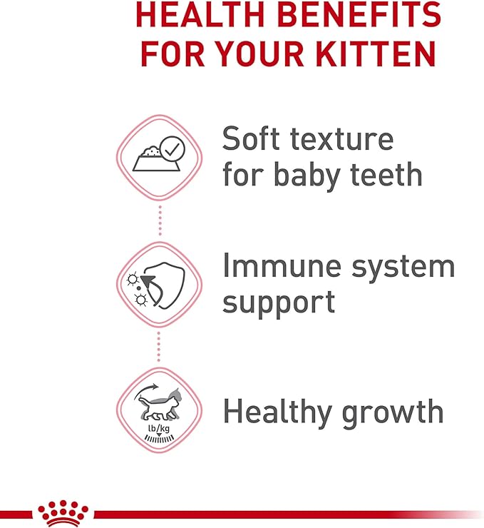 Royal Canin Feline Health Nutrition Kitten Thin Slices in Gravy Cat Food, 3 oz (Pack of 6)