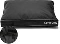 COSHNIBI Dog Bed Covers Replacement Washable,Waterproof Dog Bed Cover with Zip and Carry Handle for Dog/Cat 41''Lx29''Wx4''H-Black