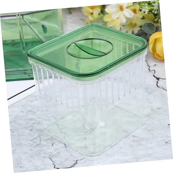 Acrylic Fish Tank Incubator Box Pneumatic Breeding Tank Fish Eggs Protection Case