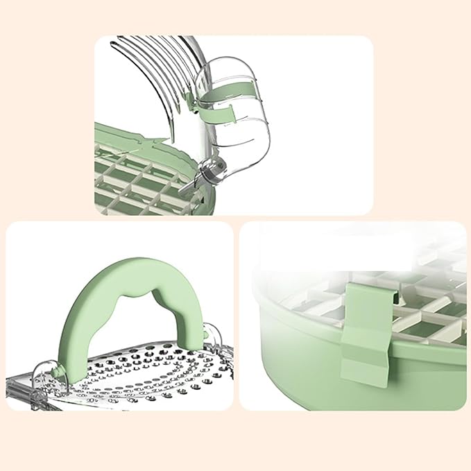 Portable Clear Bird Parrots Transport Cage Window Ventilated Carriers Bag Breathable Bird Travel Bag for Large Birds