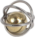 Heavy-Duty Stainless Steel Large Parrot Toy — Chew-Proof Foraging Ball (with Bell), Suitable for Macaws, Eclectus Parrots, Amazon Parrots, etc. (Mini)