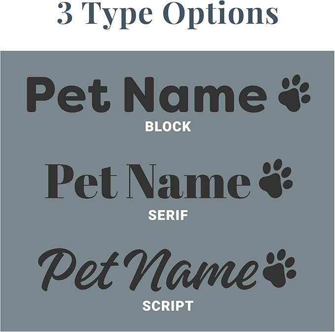 Let's Make Memories Personalized Dog or Cat Memorial Garden Stone - Forever Remembered - Serif Font