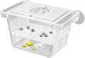 1/2 Fish Breeding Box - Aquarium Breeder Box, Fish Acclimation Box with 2 Suction Cups | Easily Install Fish Isolation Box, Acrylic Aquarium Hatchery Incubator for Baby Fishes Shrimp Betta Guppy