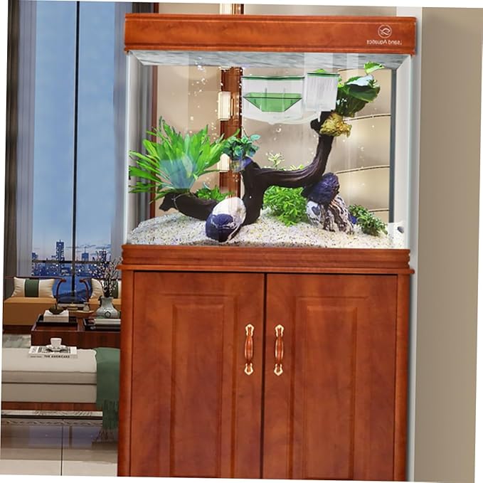 UPKOCH Self-Guided Isolation Box for Fish Breeding Tank Transparent Aquarium Breeding Box Protects Sick and Young Fish Survival Rate for Home Use