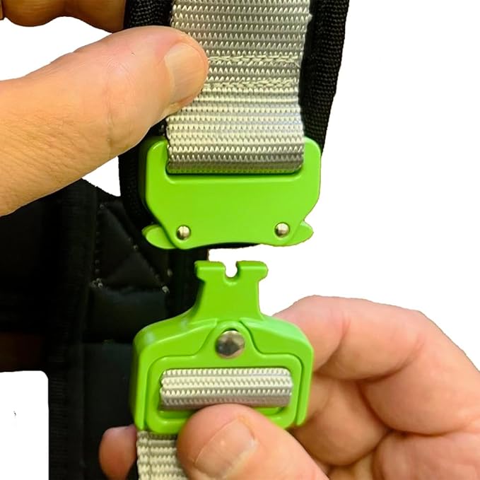 Ultimate Urban Premium Dog Harness - No Choke/Pull/Escape Dog Harness with Adjustable Padding,Heavy Duty, Easy On/Off, High Strength Buckles, Emergency Handle and 3 Connect Points (Silver, XS)