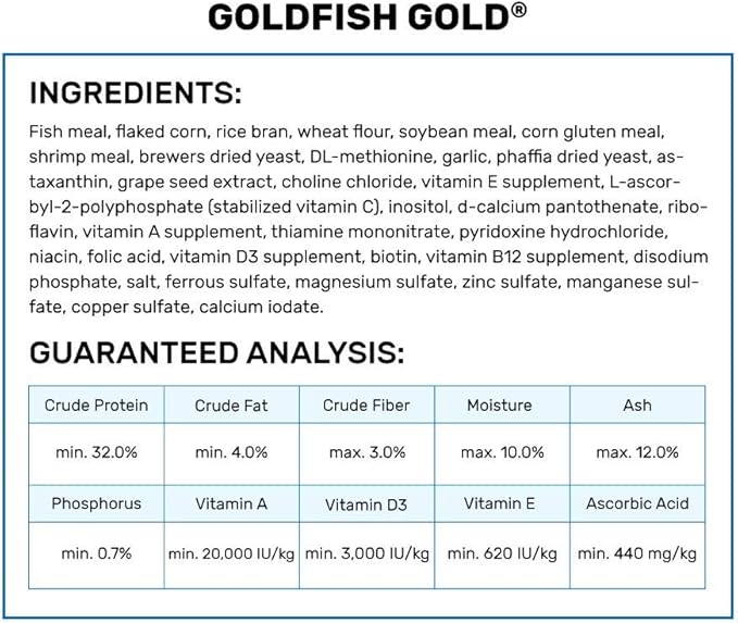 Hikari Gold Gold Fish Food 10.5 Oz - Baby Pellet