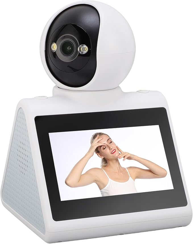 PUSOKEI Two Way Video Camera,2MP HD 1080P Pet Dog Camera, Smart Video Calling Monitor with Motion Zone, Voice Calling for Home Security & Family Communication (128GB)