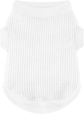 Cozy and Functional Dog Shirts for Small Puppies: Stretchable White Attire with Easy-On Design, Ideal for Chihuahuas and Yorkies - Enhance Comfort and Playfulness on Chill Days Medium