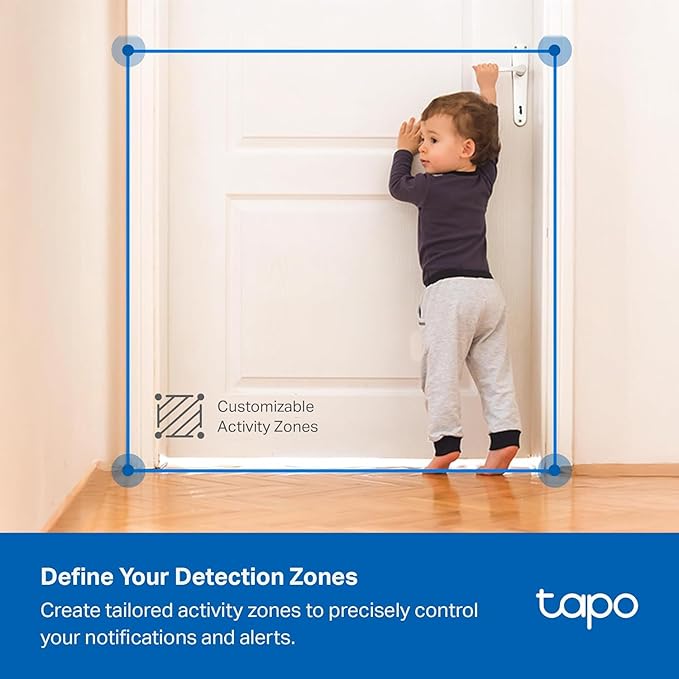 Tapo 1080p Pan/Tilt Indoor/Outdoor Security Camera – Free Person/Baby Cry Detect & Motion Track, 360° View, Color Night Vision, SD/Cloud Storage, Works w/Alexa & Google Home HybridCam 360