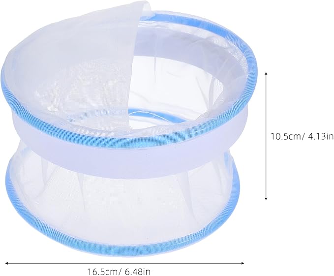 Aquarium Breeding Box and Fish Tank Hatchery Box Nylon Mesh Floating Isolation Net with Feeding Ports for Small Fish Incubator and Betta Nursery