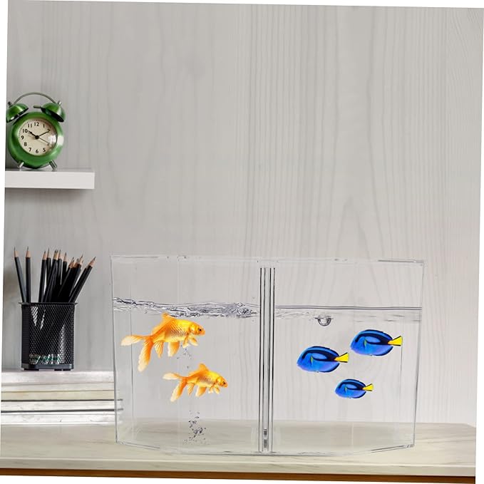 BESPORTBLE Fish Breeding Box Isolation Tank Double-Grid Design Prevents Juvenile Fish Easy to Clean Safe Material for