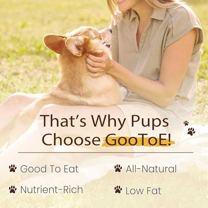 Gootoe Dog Treats, All Natural, Low Fat, Premium Training Chews, Healthy & Easily Digestible, Treat and Train, Chicken Breast Wrapped Sticks, 6oz
