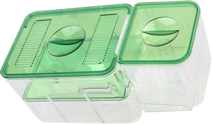 Self-Guided Isolation Box for Fish Breeding Transparent Hatching Tank for Aquariums Protects Juvenile Fish and Shrimp