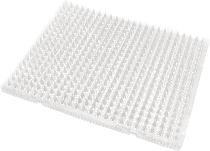 8Pcs Cat Deterrent Mat | PVC Recyclable Deterrent Scat Mat for Cats/Dogs | Indoor & Outdoor Animal Barrier | 34x42.5cm Non - Slip Pet Training Mat