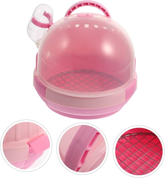 Kisangel Portable Cage for Pet Birds Parrot Travel Cage Handle Handheld Bird Carrier