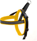 ComfortFlex Sport Dog Harness – No-Choke, Fully Padded, Non-Chafing Harness with Control Handle – Reflective, Lightweight, Adjustable for Active Dogs - Small/Medium, Saffron Yellow