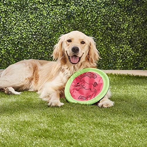 Chuckit! Petmate Booda Tail-Spin Flyer Floating Dog Frisbee, Multi, 10-Inch