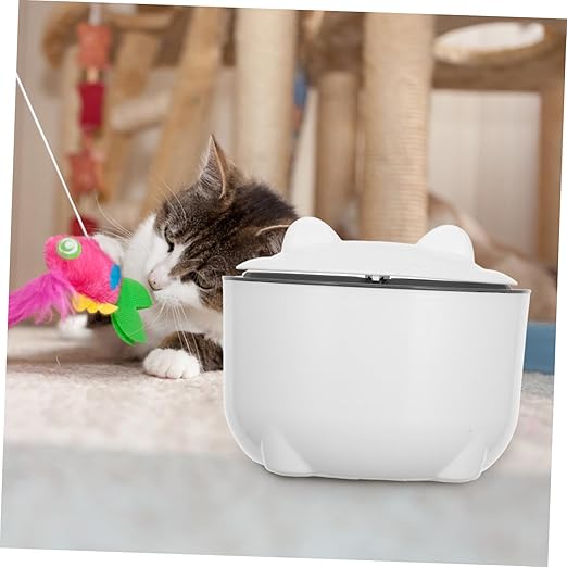 GANAZONO 1set Cat Litter Waste Container Sealed Lid - Pet Litter Storage Bin Includes Trash Bags Convenient One-Button for and Tidy Home