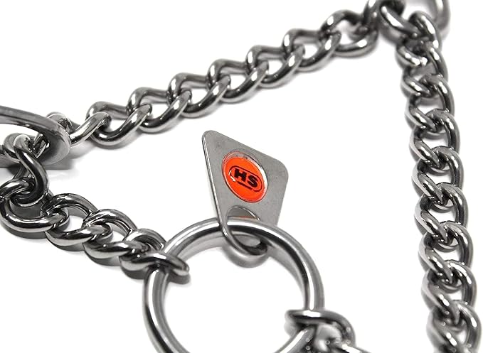 Herm Sprenger Stainless Steel Prong Dog Training Collar with Swivel Ultra-Plus Pet Pinch Collar No-Pull Collar for Dogs Made in Germany 2.25mm x 16in Small