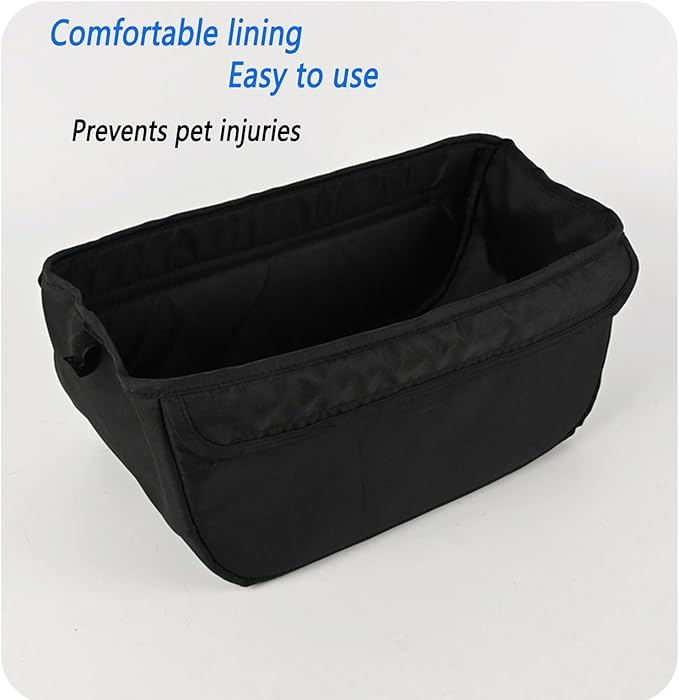 Dog Carrier for Bike,Pet Carrier for Bike,Easy Install/Remove Pet Bicycle,for Commute Safety Walking Travel Outdoor Family Cycling Cats