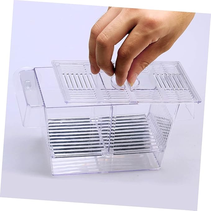 BESPORTBLE Dual-Layer Floating Fish Hatching Box Fish Breeding Container for Betta and Guppy for Fry