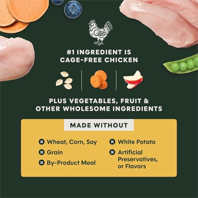 Instinct RawBoost, Natural Dry Dog Food with Freeze-Dried Pieces, High Protein, Grain-Free Recipe - Real Chicken, 10 lb. Bag