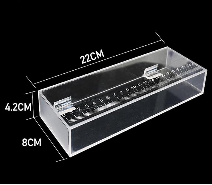 Fish Breeding Tanks Fish Isolation Box Acrylic Hatchery Incubator Portable Case Aquarium Fish Viewing Box Fishing Photo Box, 22x4.2x8cm